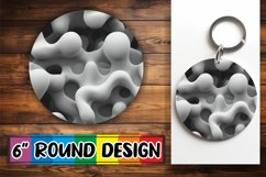 Bold Abstract Inflated Puff Sublimation Circle Designs Product Image 1