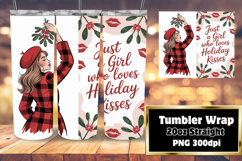 LUXURIOUS 20oz Tumbler Artwork , Just A Girl Product Image 1