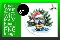 Charming Round Design for Sublimation , Holiday Product Image 1