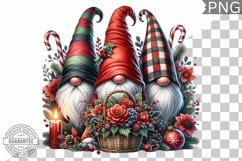 Christmas Gnome Sublimation - Clipart PNG Bundle Product Image 7