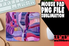 Elegant Embroidered Flower Mouse Pad Design Product Image 1