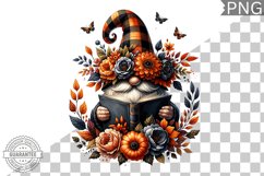 Halloween Gnome Sublimation - Clipart PNG Design Product Image 1
