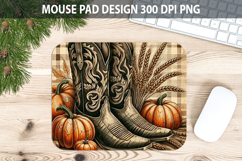 Boots Mouse pad Sublimation - Thanksgiving PNG Design Product Image 1
