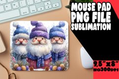 Holiday Gingerbread Mouse Pad Winter Art Product Image 1