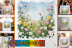 RADIANT Tote Bag Gift Ideas PNG, Spring Product Image 1