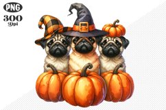 Halloween Dog Sublimation - Clipart PNG Design Product Image 1
