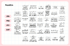 40 Wedding Sign Sayings SVG Bundle Product Image 3