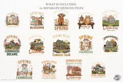 Spring Rustic Farm Sublimation Clipart Product Image 5