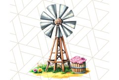 Kids Farm Clipart, Cute Farmer and Farm Animal PNG Product Image 3