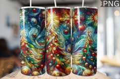 Christmas Tree Tumbler Wrap Design |High Quality 300 Dpi Product Image 1