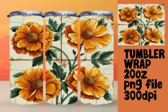 Dynamic Blossom Beauty 20oz Tumbler Wraps - Sublime Designs Product Image 1