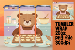 FASHIONABLE 20oz Tumbler Design for Any Occasion , Cute Bear Product Image 1