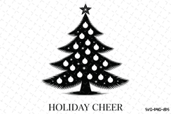 Holiday Cheer Svg | Christmas Svg | Svg Cut Files Product Image 1
