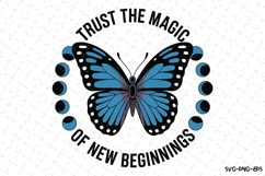 Trust the Magic of new beginnings Svg | Svg Cut File | Svg Product Image 1