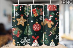 Christmas Tree Tumbler Wrap -High Quality 300 Dpi Product Image 1