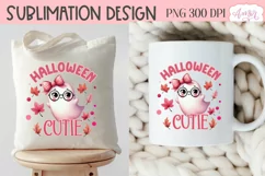 Halloween cutie PNG for sublimation | Pink Halloween PNG Product Image 4