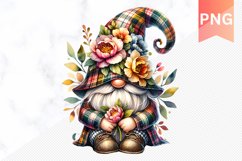 Floral Gnome Sublimation - Clipart PNG Bundle Product Image 10