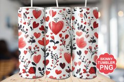 Valentine Pattern Seamless Tumbler | Valentine Tumbler Wrap Product Image 1