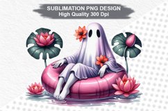 Halloween Ghost - Halloween clipart Sublimation PNG Design Product Image 1