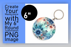 Sophisticated Round Design Coaster Art , Watercolor Patter Product Image 1