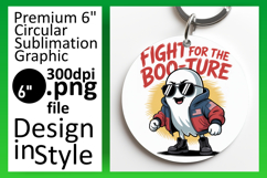 Gorgeous Round Design Sublimation PNG , Funny Ghost Product Image 1