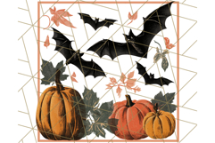 Vintage Halloween PNG Clipart, 1950s Retro Graphics Clip Art Product Image 4