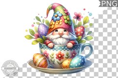 Easter Gnome Sublimation - Clipart PNG Design Product Image 1