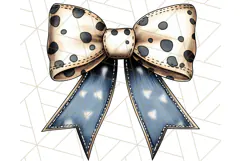 Western Style Bow PNG, Cute Cowboy, Cowgirl Coquette Png Product Image 4