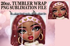 Radiant days 20oz tumbler wrap, Love Girl Product Image 1