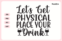 Naughty Coaster Quote SVG | Place Your Drink Product Image 3