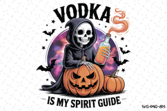 Vodka is my spirit guide Svg | Halloween Svg | Svg Cut Files Product Image 1