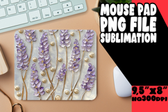 BLISSFUL mouse pad Playful Design, 3D Flower Product Image 1