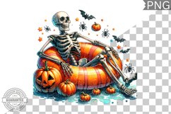 Halloween Skeleton Sublimation Bundle - High Quality PNG Product Image 10