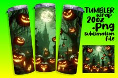 CHARMING 20oz Tumbler Template , Horror Halloween Product Image 1
