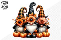Halloween Gnomes Sublimation - Clipart PNG Design Product Image 1