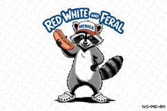 Red White and feral svg Design | Svg Files for Cricut Product Image 1