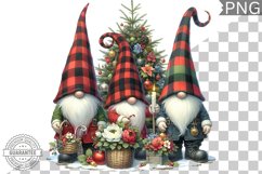 Christmas Gnome Sublimation - Clipart PNG Bundle Product Image 9