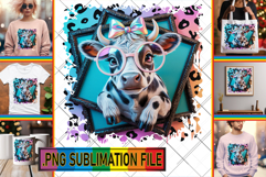 Unique TSHIRT PNG Gift Magic, Cute Cow Product Image 1
