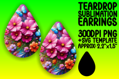 Creative Teardrop Design for Crafting , Flowers Product Image 1