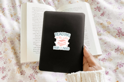 15 Printable Cozy Book Lover Sticker Bundle Product Image 5