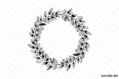 Wreath SVG | SVG Cut files | Cricut Product Image 1