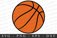 Basketball SVG | SVG Cut files | Cricut Product Image 1