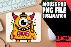 Unique Mouse Mat Sublimation, Monster Product Image 1