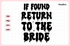 Spooky Bachelorette Party Saying SVG | Return The Bride Product Image 3