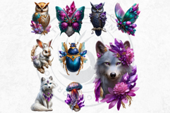 Crystal Fairy Kingdom Fantasy Cliparts and Backgrounds Product Image 13