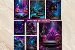 Crystal Fairy Kingdom Fantasy Cliparts and Backgrounds Product Image 16