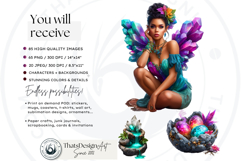Crystal Fairy Kingdom Fantasy Cliparts and Backgrounds Product Image 2
