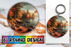 Sweet Round Ornaments PNG Design, Autumn Product Image 1