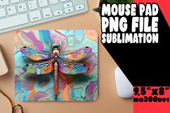Cheerful Colorburst Rainbow Wings Mouse Pad Product Image 1