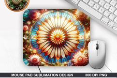 Mouse Pad Sublimation, Summer Mouse Pad PNG Design Product Image 1